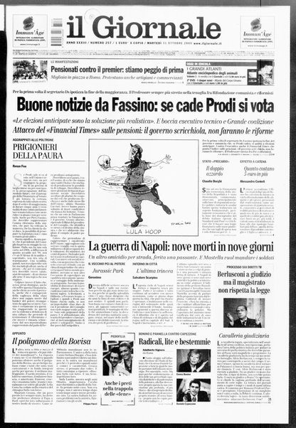 Il giornale : quotidiano del mattino